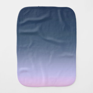 Blue-pink Ombre . Baby Burp Cloth