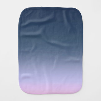Blue-pink Ombre . Baby Burp Cloth