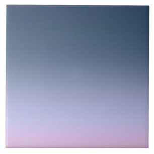Blue-pink Ombre . Ceramic Tile