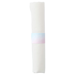 Blue Pink Ombre Gender Neutral Baby Shower Napkin Bands