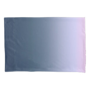 Blue-pink Ombre  Pillow Case