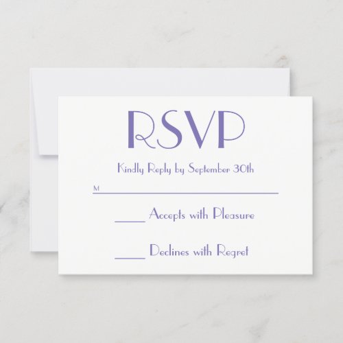 Blue Pink Ombre Sunset Periwinkle RSVP