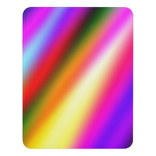 Blue pink ombre watercolor abstract pastel rainbow door sign
