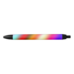 Blue pink ombre watercolor abstract pastel rainbow pen