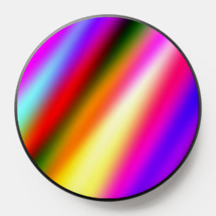 Blue pink ombre watercolor abstract pastel rainbow PopSocket