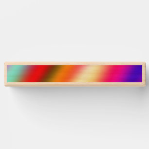 Blue pink ombre watercolor abstract pastel rainbow topple tower