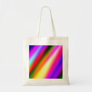 Blue pink ombre watercolor abstract pastel rainbow tote bag