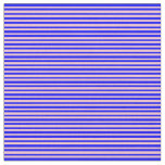 [ Thumbnail: Blue & Pink Pattern of Stripes Fabric ]