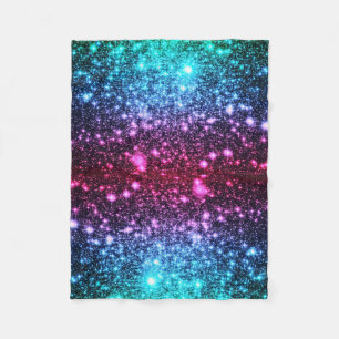 Blue Pink Purple Sparkle Blanket