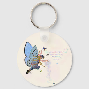 Blue Pixie Dust Key Chain