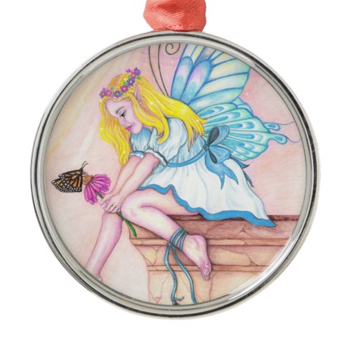 Blue Pixie Ornament