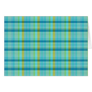 Blue Plaid by Shirley Taylor Cards