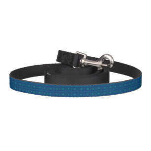 Blue Plaid Dog Leash