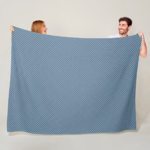 Blue Plaid Fleece Blanket