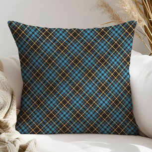 Blue Plaid Home Pillow Gift for Rustic Décor