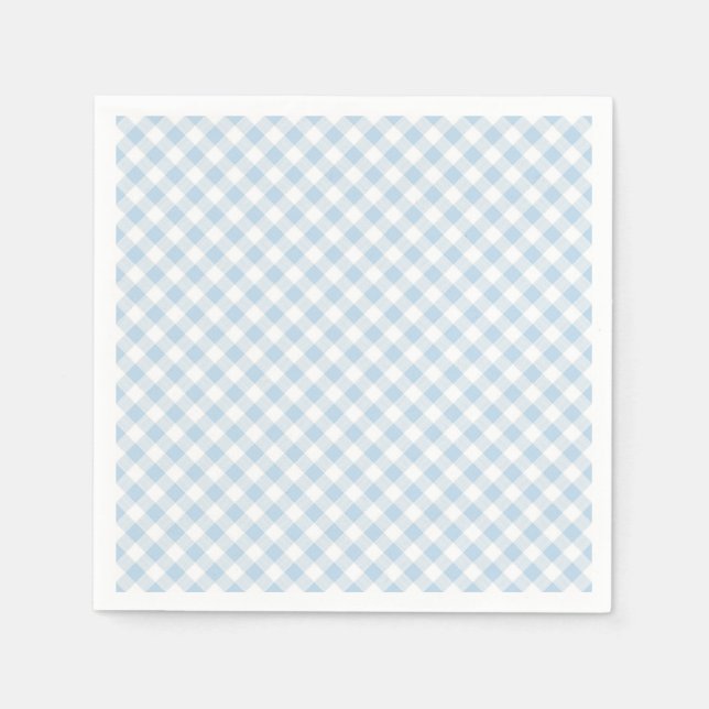 Blue Plaid Napkins (Front)