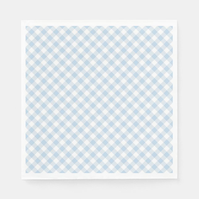 Blue Plaid Napkins (Front)