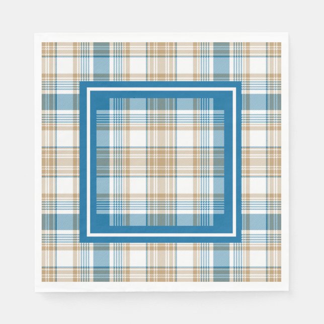 Blue Plaid Napkins (Front)