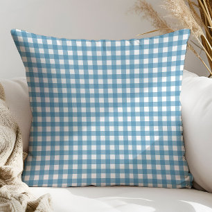 Blue Plaid Pillow Classic Gift for the Modern Man