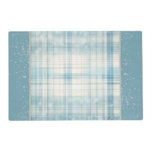 Blue Plaid Placemat