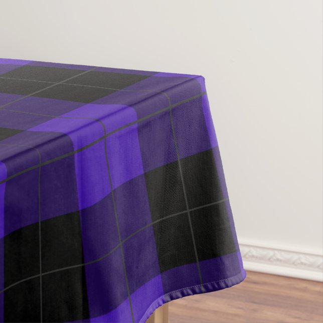 Blue Plaid Tablecloth (In Situ)