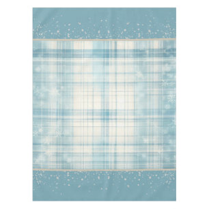 Blue Plaid Tablecloth