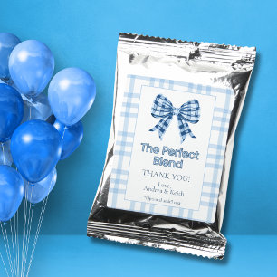 Blue Plaid The Perfect Blend Thank You Coffee Drink Mix