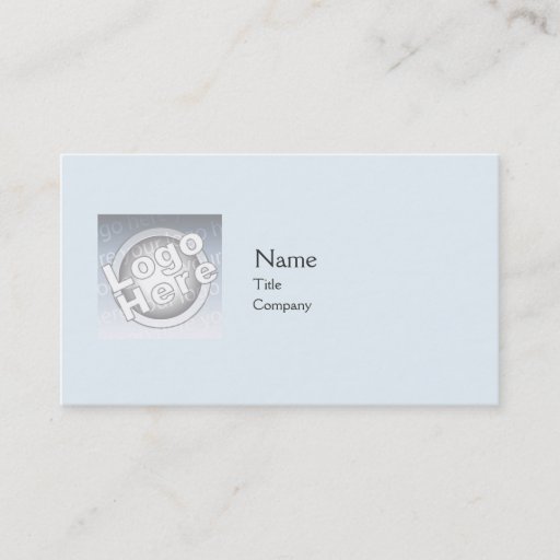 Customizable Blue Plain - Business Business Card Templates