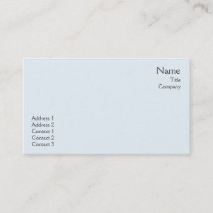 Blue Plain - Business Card