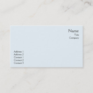 Blue Plain - Business Card