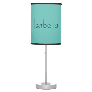 Blue Plain Creative Modern Name Minimalist Table Lamp