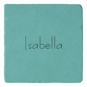 Blue Plain Creative Modern Name Minimalist Trivet
