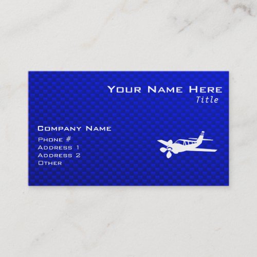 Blue Plane Business Card