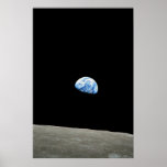blue planet from moon space poster<br><div class="desc">blue planet from moon space</div>