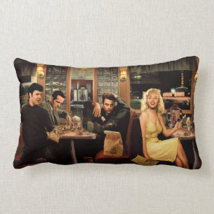 Blue Plate Lumbar Pillow