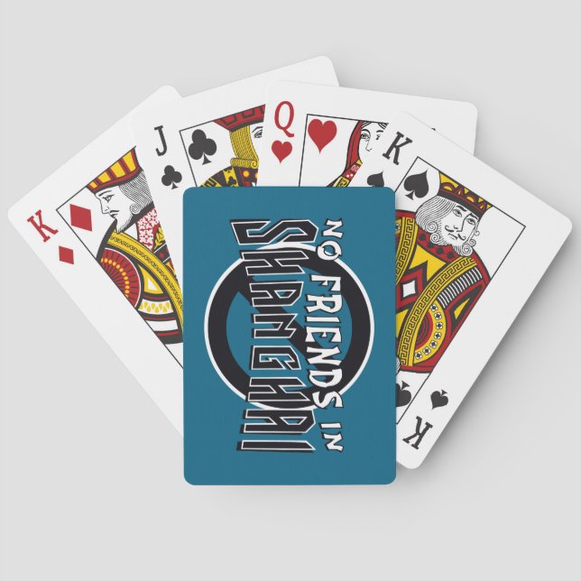 BLUE Playing Cards for Shanghai Rummy (Back)