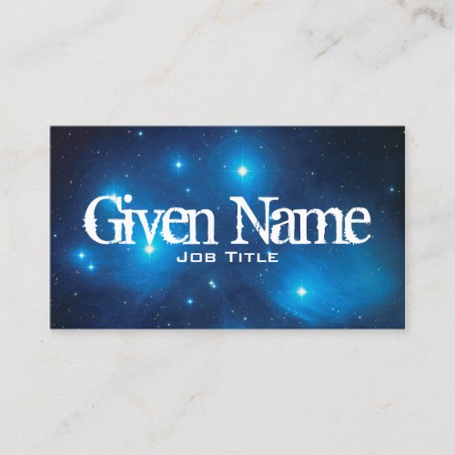 Pleiades Profile Card Business Card Template