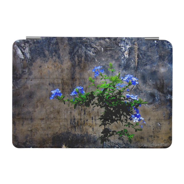 Blue Plumbago iPad Mini Cover (Horizontal)