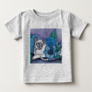 Blue Point Siamese cat Baby T-Shirt