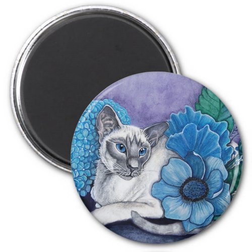 Blue Point Siamese cat Magnet