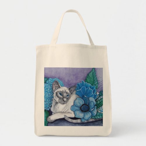 Blue Point Siamese cat Tote Bag