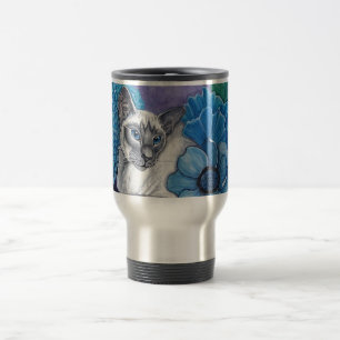 Blue Point Siamese Cat Travel Mug