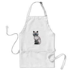 Blue Point Tabby Birman / Ragdoll Cat Adult Apron