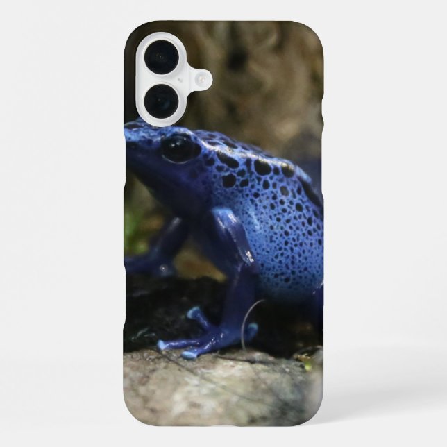 Blue Poison Arrow Frog Iphone Case (Back)