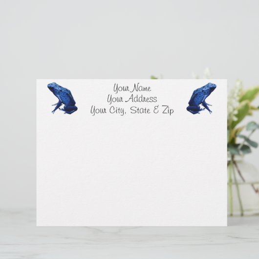 Blue Poison Dart Frog (Standing Front)