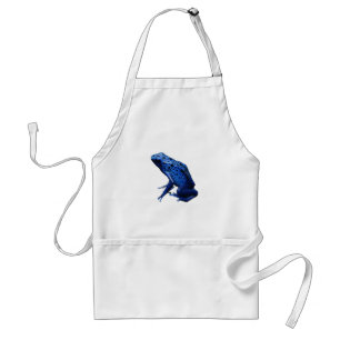 Blue Poison Dart Frog Adult Apron