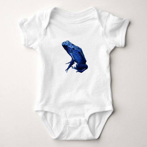 Blue Poison Dart Frog Baby Bodysuit
