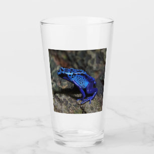 Blue Poison Dart Frog, Bright Blue Frog Glass