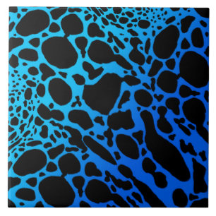 Blue Poison Dart Frog Ceramic Tile