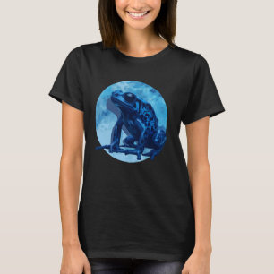 Blue Poison Dart Frog Colored Exotic Animal Amphib T-Shirt